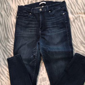 Good American Good Waist Jeans dark wash 12/31